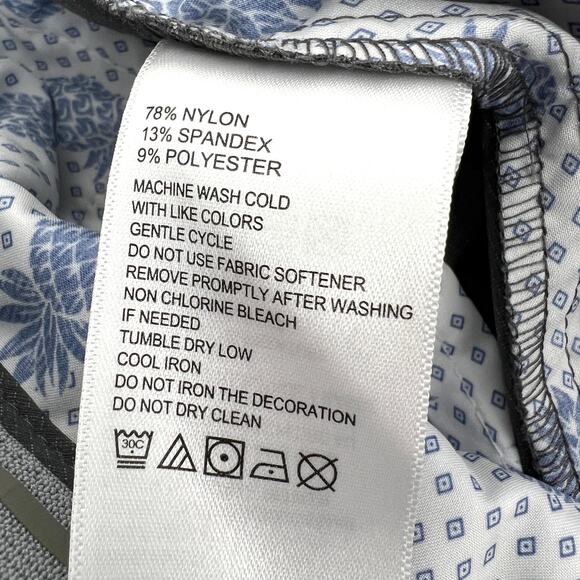 Tommy Bahama Sun Shelter Gray Mens Shorts UPF 30 Size 32 x 8 NWT - Picture 6 of 10